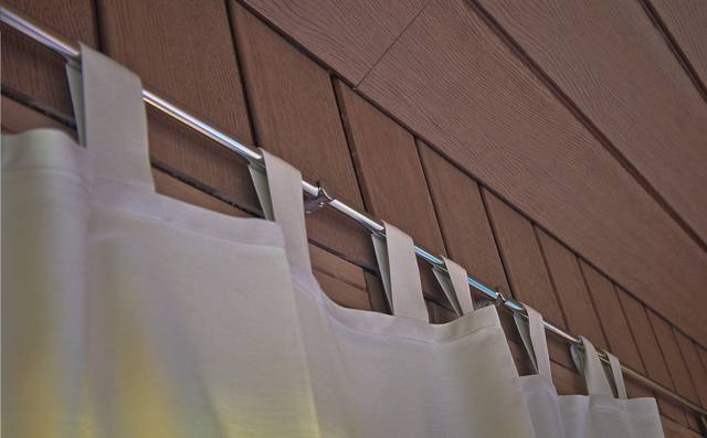 Карнизы для уличных штор 